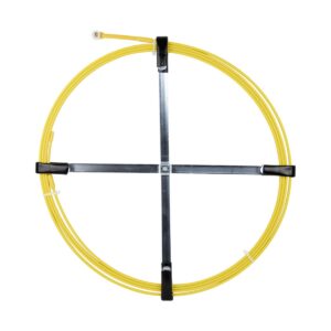 Fiberglass Fishing Tape, with Glow in the Dark Wheels one End | 5m