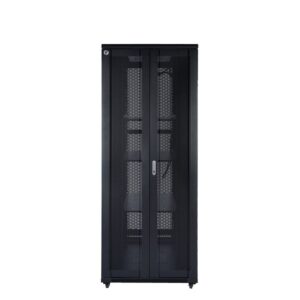 4Cabling 45RU 800mm Wide x 800mm Deep Server Rack with Bi-Fold Mesh Door