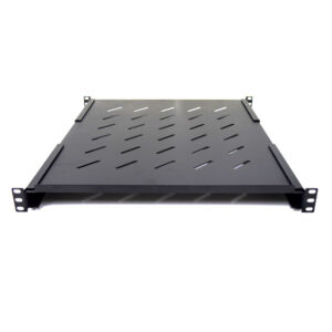 4Cabling 1RU Universal Fixed Shelf for Server Racks with Rail to Rail Depth up to 730mm