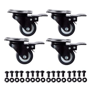 Castor Wheels Suitable for Wall Mount Server Racks | Set of 4