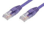 0.5m RJ45 CAT5E Ethernet Network Cable | Purple