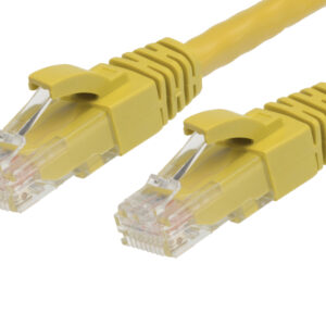 0.5m RJ45 CAT5E Ethernet Network Cable | Yellow