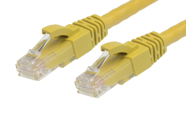 0.5m RJ45 CAT5E Ethernet Network Cable | Yellow
