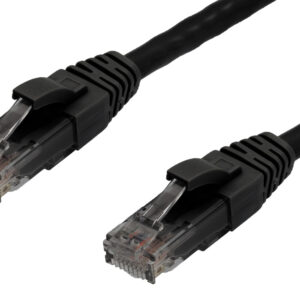 0.25m RJ45 CAT6 Ethernet Network Cable | Black