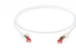 0.25m CAT6A S/FTP LSZH Ethernet Network Cable | White