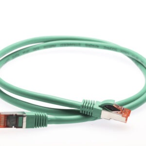 5m CAT6A S/FTP LSZH Ethernet Network Cable | Green