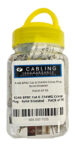 RJ45 CAT6 Solid 8P8C 23AWG Shielded Crimp Plug | 50 Pack