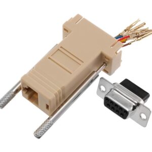 RJ45F to DB9F Adaptor