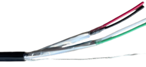 7 Core 14/0.20 shielded Jelly Filled Outdoor Cable | 300m Black