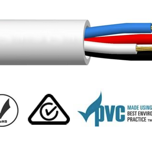 4 Core 14/0.20 Multi-Conductor PVC Security Cable | 300m White