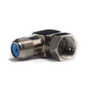 Right Angle - F Type Male to F Type Female 3 GHz | FOXTEL APPROVED