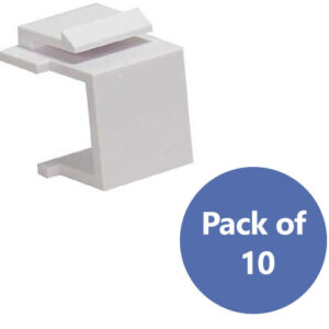 Keystone Blank Inserts-White Pack of 10