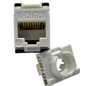 CAT6A U/UTP Keystone Jack | 10 Pack White