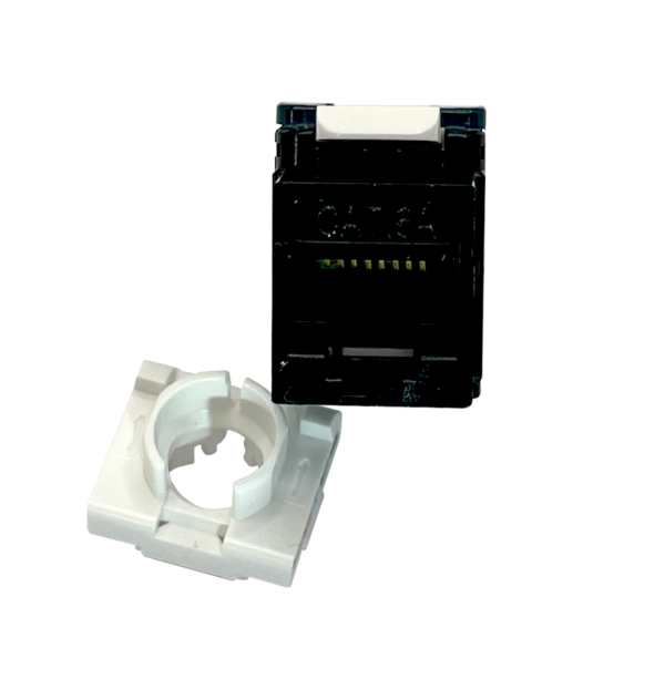 CAT6A U/UTP Keystone Jack | 10 Pack Black
