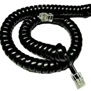 3m Handset Curly Cord | 4P4C BLACK