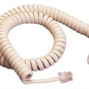 3m Handset Curly Cord | 4P4C IVORY