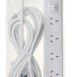 Jackson 6 Outlet Switched Power Board with 5m Lead