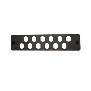 12 Port ST Simplex FOBOT Faceplate suitable for 015.004.0026 & 015.004.0028