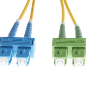 1.5m SC-SC/APC OS1 / OS2 Singlemode Fibre Optic Duplex Cable