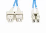 5m LC-SC OM1 Multimode Fibre Optic Cable | Blue