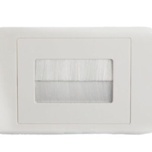 Brush Wall Plate -  White