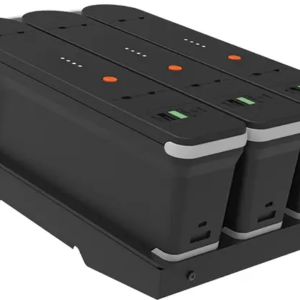 OE Elsafe | QIKPAC 600453 | Commercial Grade Power Bank | 3 Battery Pack with Charging Base | BLACK