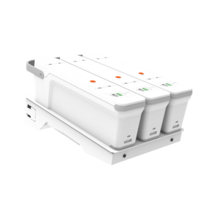 OE Elsafe | QIKPAC 600454 | Commercial Grade Power Bank | 3 Battery Pack with Charging Base | WHITE