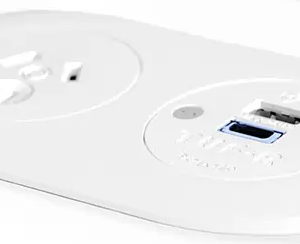 OE Elsafe | PIP2 648501 | Mounted Desktop Power 1 x GPO 1 x TUF-R 25W with 2000mm Lead and 10a Three Pin Plug | WHITE