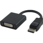 15cm DisplayPort Male - DVI Female: Black