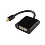15cm Mini DisplayPort Male to DVI Female: Black