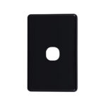 4C | Classic 1 Gang Switch Cover Plate - Black