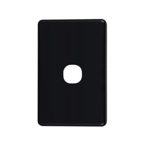 4C | Classic 1 Gang Switch Cover Plate - Black