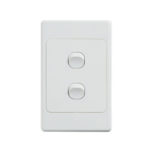 4C | Ultima 2 Gang Switch 250V 16AX | Vertical