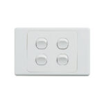 4C | Ultima 4 Gang Switch 250V 16AX - Horizontal