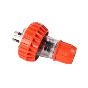 4C | Straight Plug  IP66 250V 3Flat Pin 15A