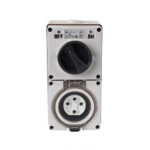 4C | Combination Switched socket 4Pin IP66 500V 10A