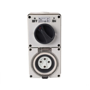 4C | Combination Switched socket 4Pin IP66 500V 32A