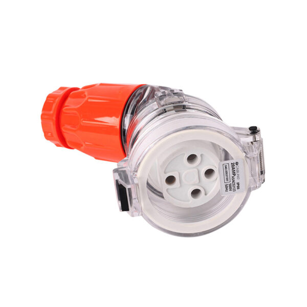 4C | Angle Extension Socket IP66 500V 4Pin 20A