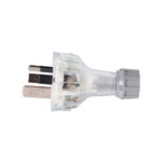 4C | Rewireable Plug 250V 15A Clear - 10 Pack