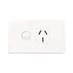 4C | Single Power Point 250V 20A - Horizontal