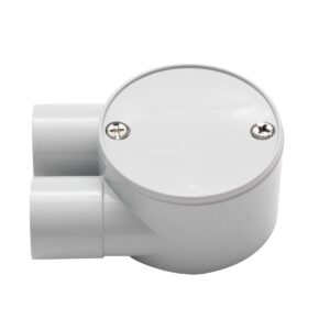 4C | Junction Box 25mm 2 Way U type - 10 Pack