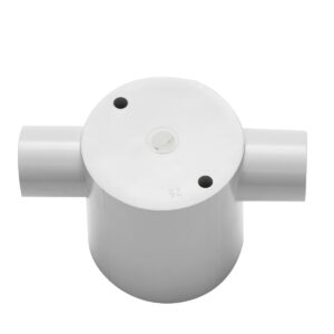 4C | Deep Junction Box 20mm 2 Way Through - 10 Pack