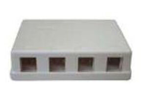 4 Port Keystone Surface Mount Box
