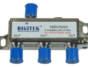 3 Way Splitter F type 5-2400MHz All Ports Power Pass