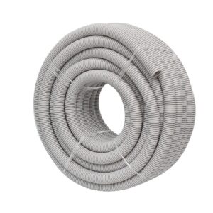 4C | 25mm Corrugated Conduit Medium Duty Grey 25 meter/roll