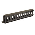 4Cabling 1RU 19" Cable Management Rail | 12 Slot Deep
