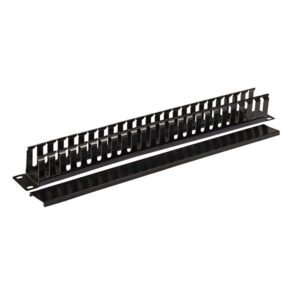 4Cabling 1RU 19" Cable Management Rail | 24 Slot
