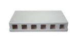 6 Port Keystone Surface Mount Box