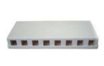 8 Port Keystone Surface Mount Box