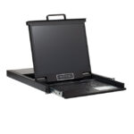 KVM 1RU Rackmount Switch w/ 19" Monitor: 8-Port VGA